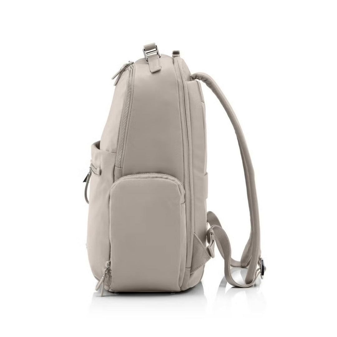 SAMSONITE Karissa Evo Round Backpack 15.6" (Stone) | Isetan KL Online Store