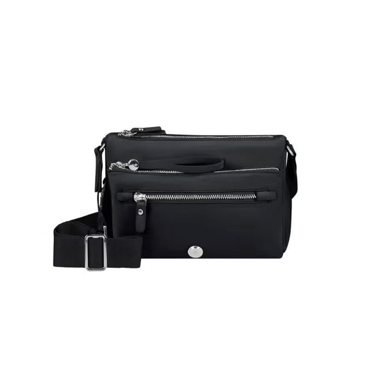 Karissa Evo Shoulder Bag + Pouch (Black)