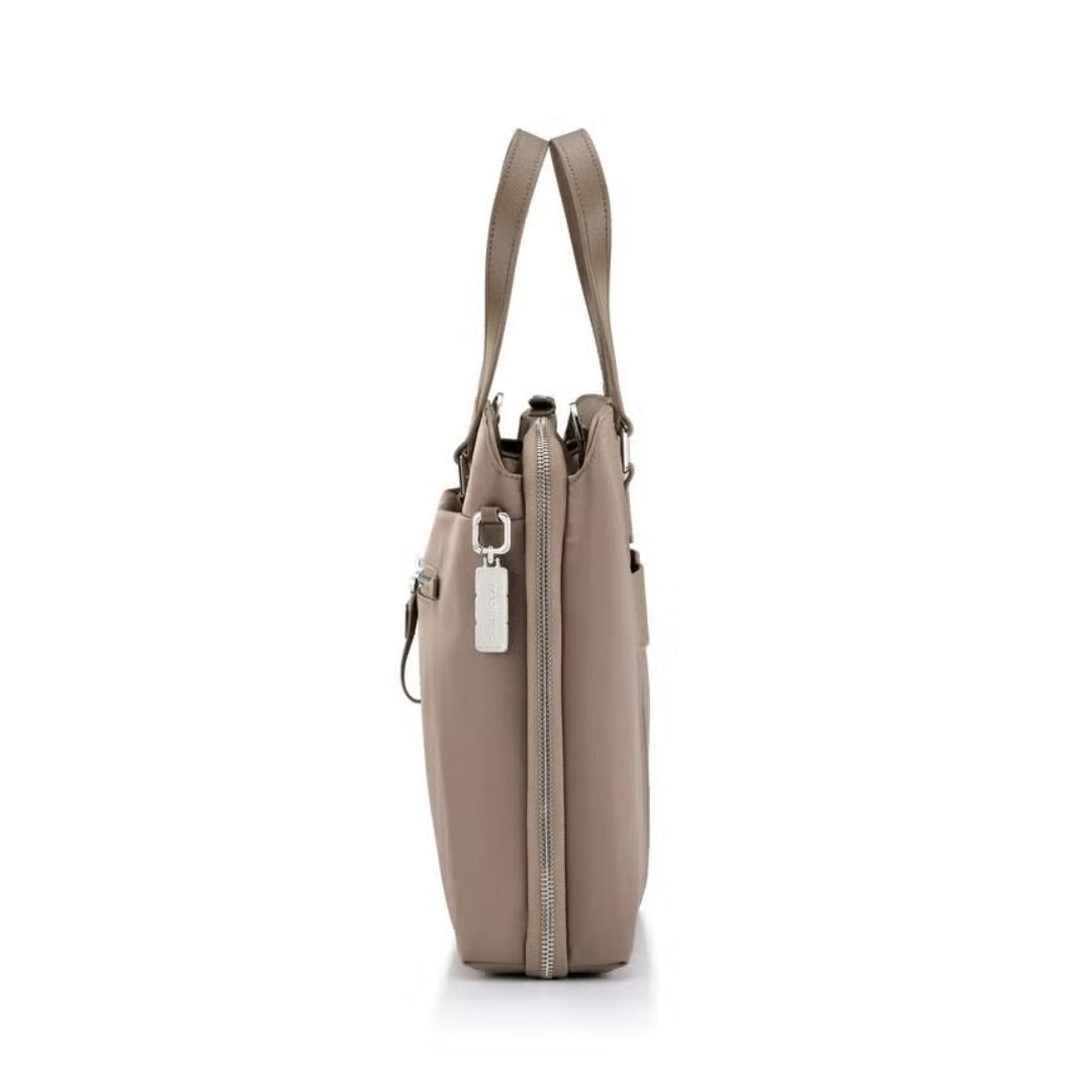 SAMSONITE Karissa Evo Slim Bailhandle 15.6" 2 Comp (Nut Brown) | Isetan KL Online Store