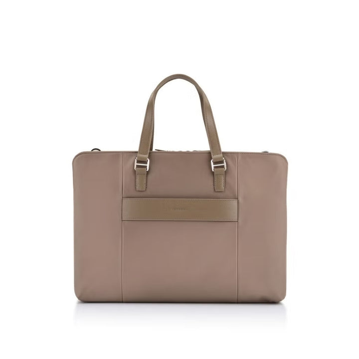 SAMSONITE Karissa Evo Slim Bailhandle 15.6" 2 Comp (Nut Brown) | Isetan KL Online Store