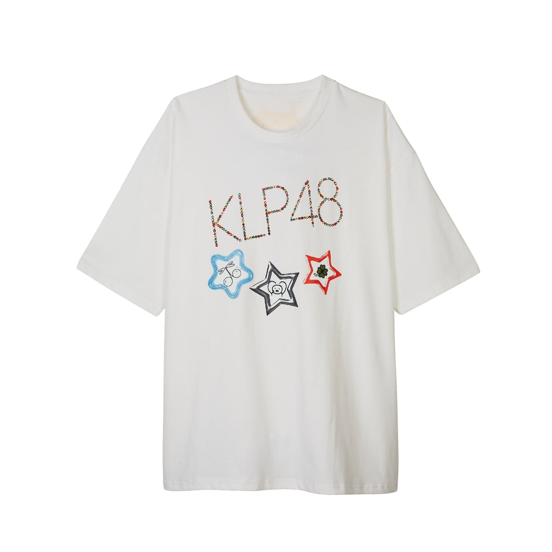 [CDH x KLP48] Oversized Doodles Tee