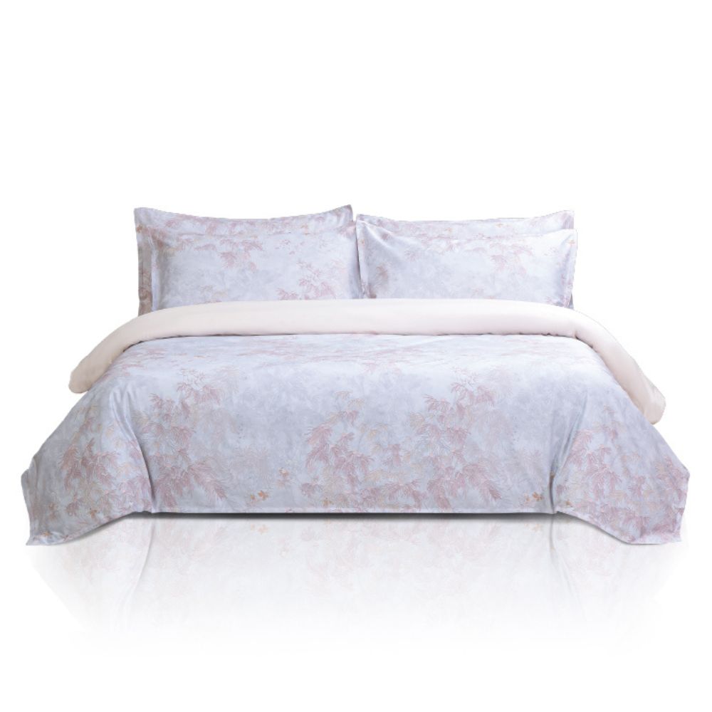 100% Long Staple Cotton Prints 1100TC Fitted Sheet Set - Yukari