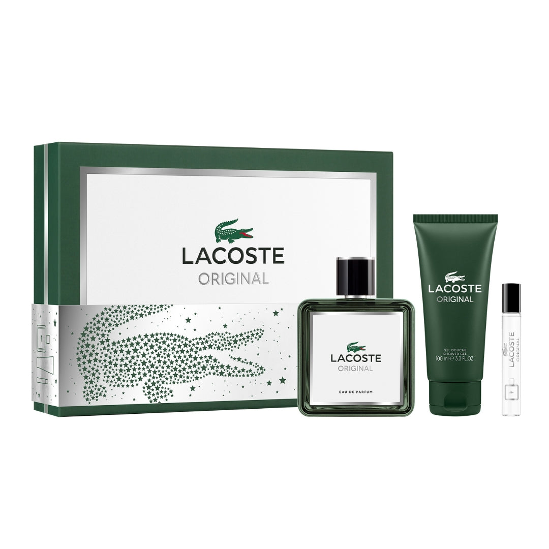 Gift Set 25 : Lacoste Original EDP 100ml + 7.5ml + Shower Gel 100ml