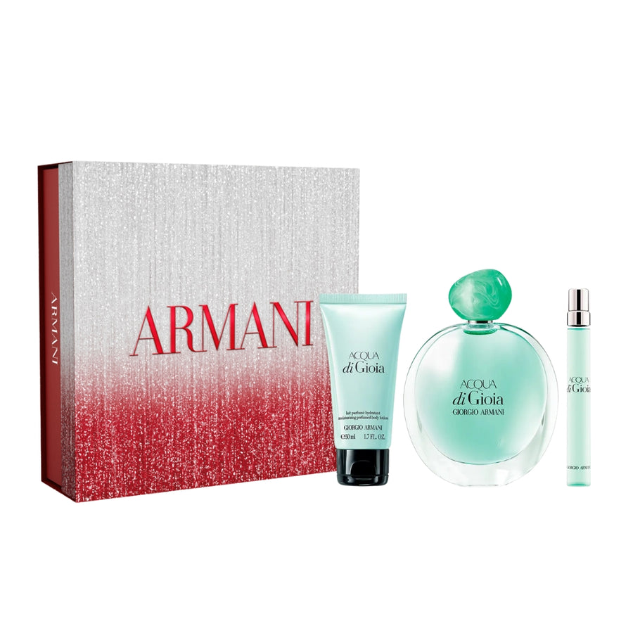 ARMANI BEAUTY Gift Set 25 : Acqua di Gioia EDP 100ml + 10ml + Body Lotion 50ml