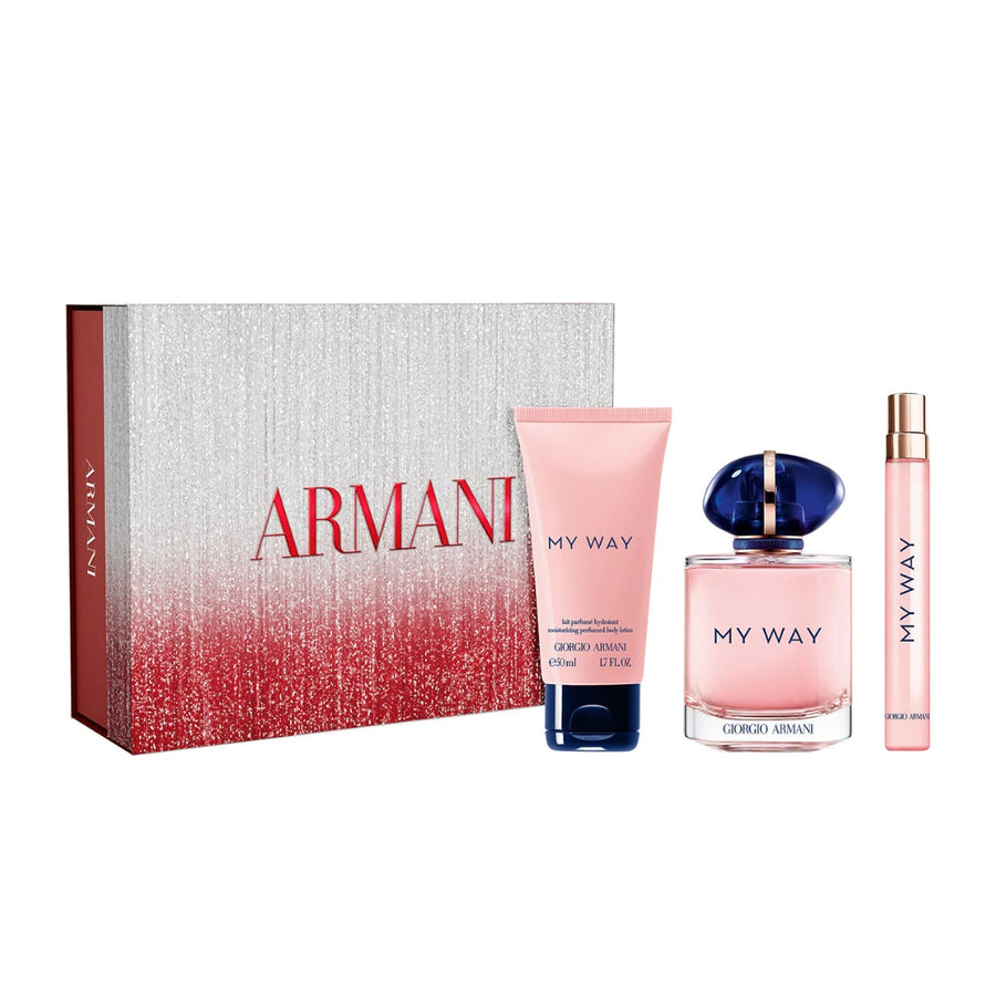 ARMANI BEAUTY Gift Set 25 : My Way EDP 90ml + 10ml + Body Lotion 50ml