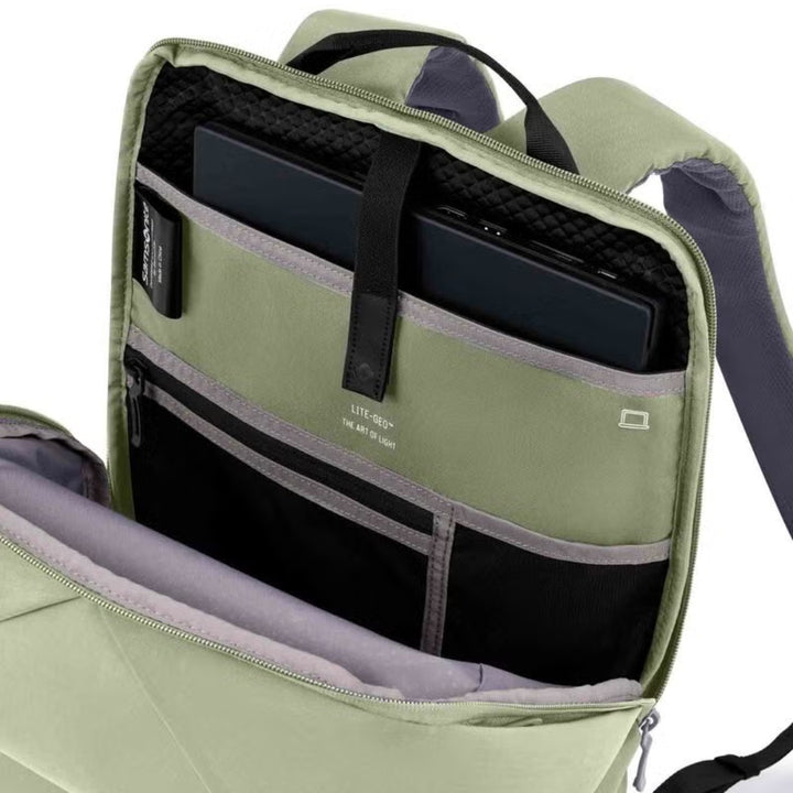 SAMSONITE Lite-Geo Lite Backpack 15.6" (L.Green) | Isetan KL Online Store