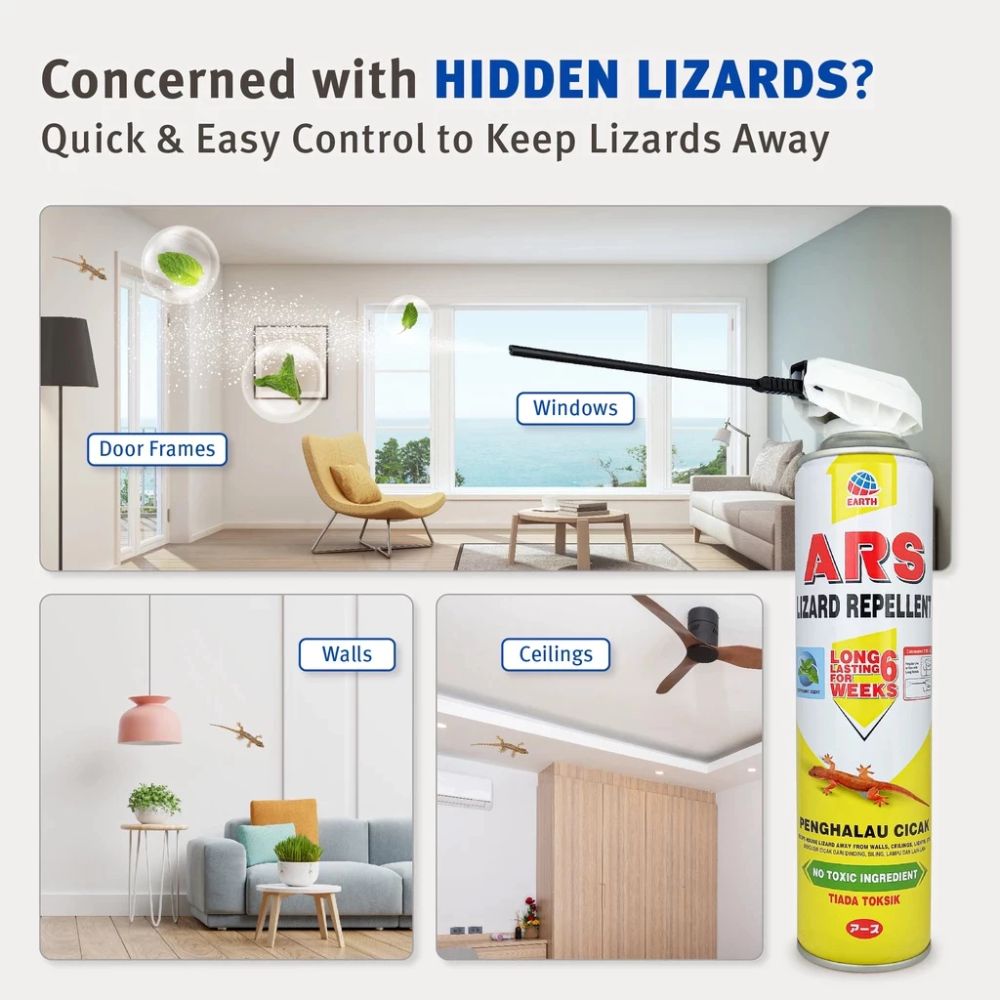 [Bundle of 2] Lizard Repellent Spray 500ml