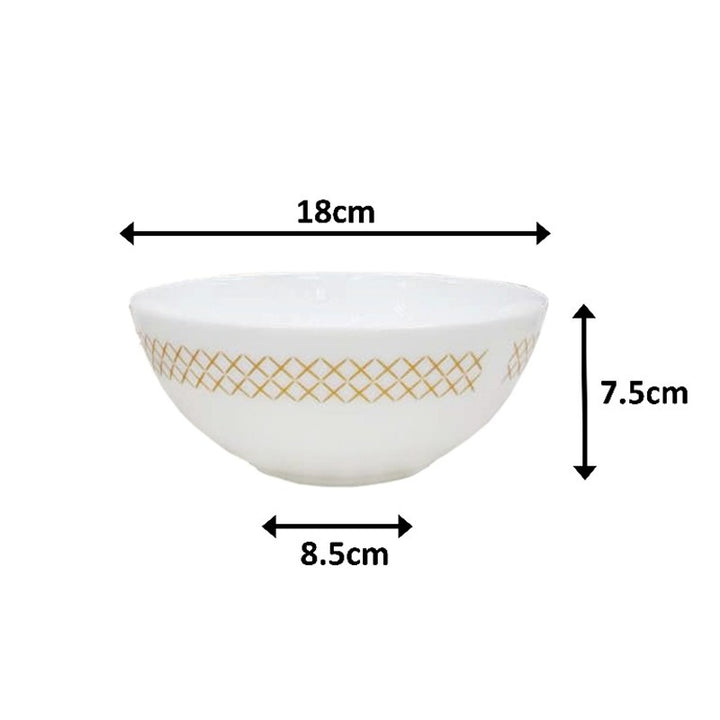 Luminarc Golden Maze 18cm Noddle Bowl 2pcs | Isetan KL Online Store