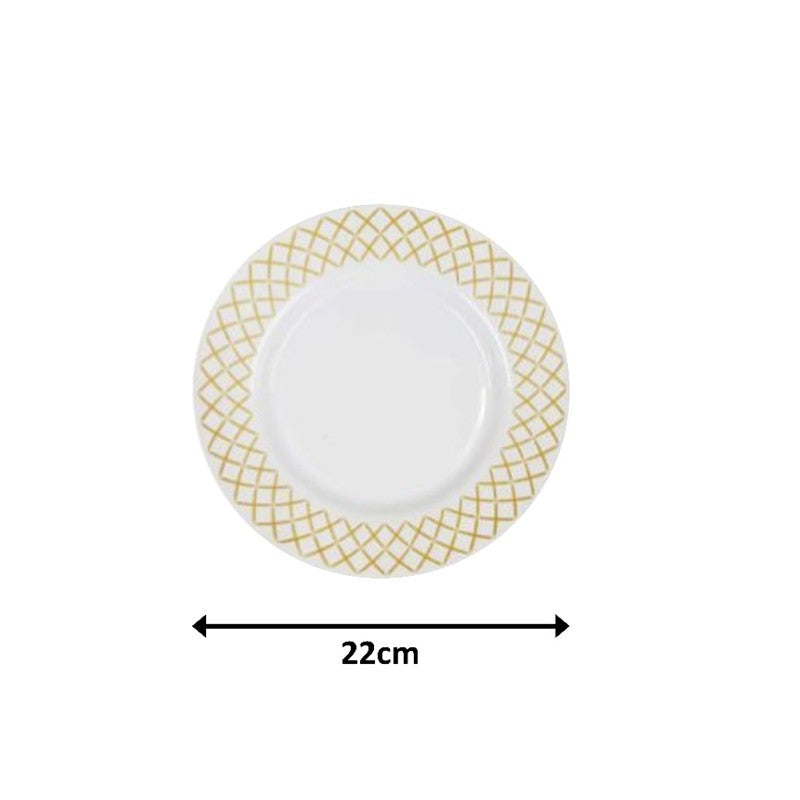 Luminarc Golden Maze Soup Plate 4pc Set