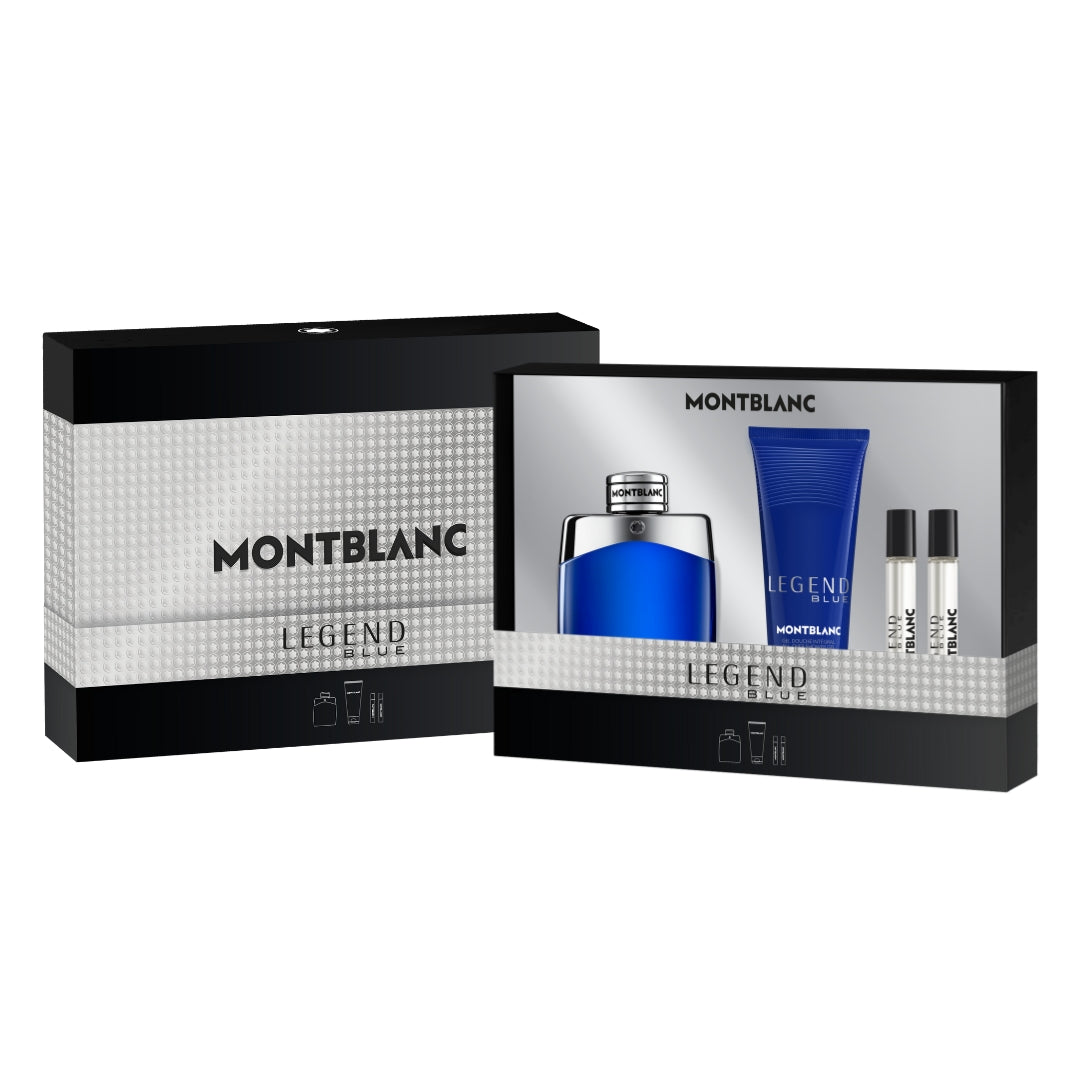 Gift Set 25 : Legend Blue EDP 100ml + 2x7.5ml + Shower Gel 100ml