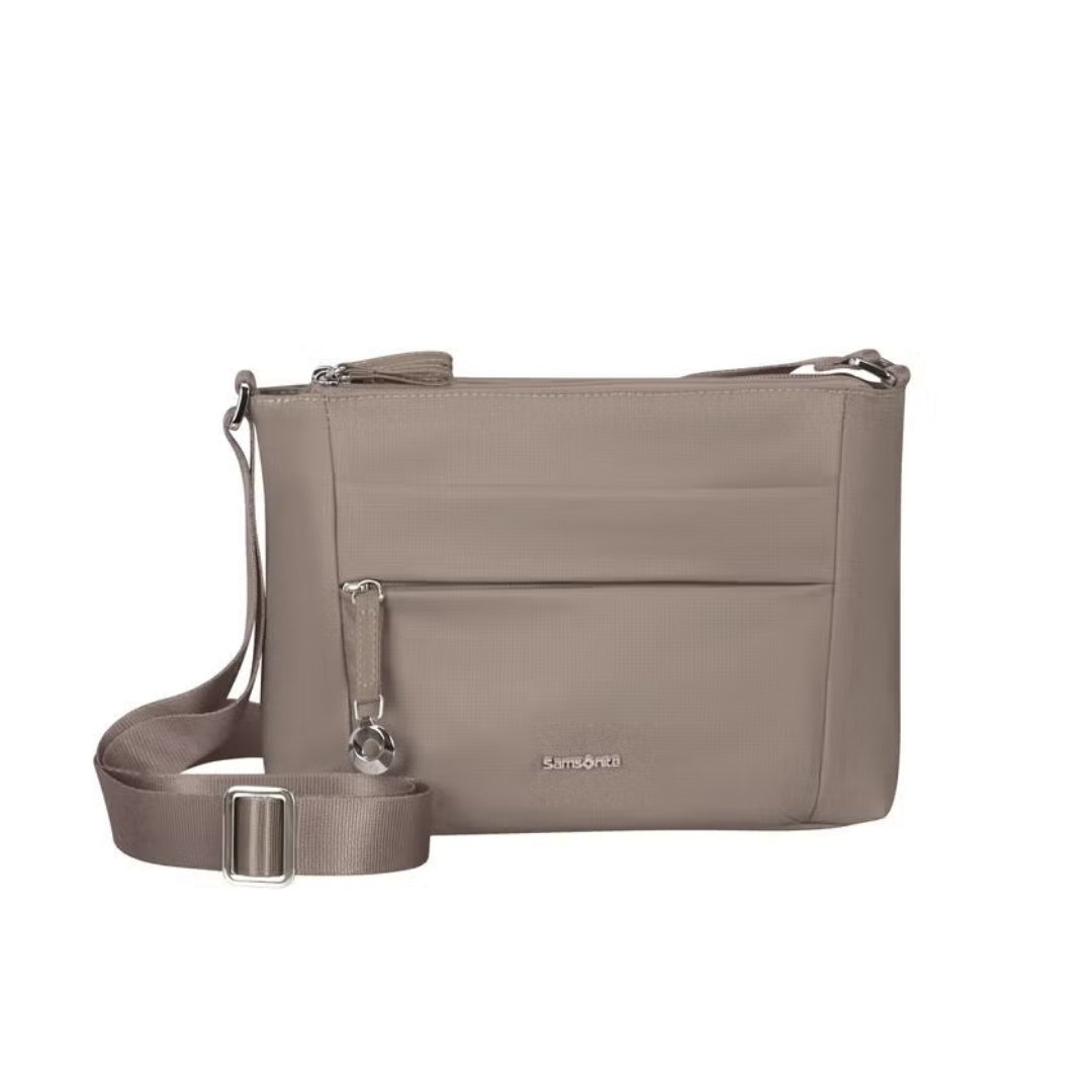 SAMSONITE Move 5.0 H. Shoulder Bag S 3 Zip (Warm Taupe) | Isetan KL Online Store