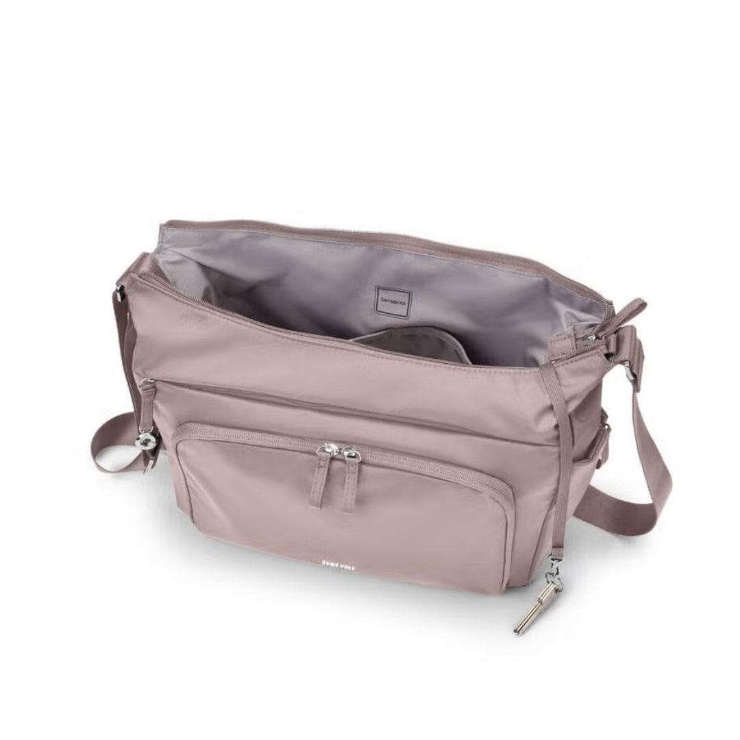 SAMSONITE Move 5.0 Multi Funct Shoulder Bag (Warm Taupe) | Isetan KL Online Store