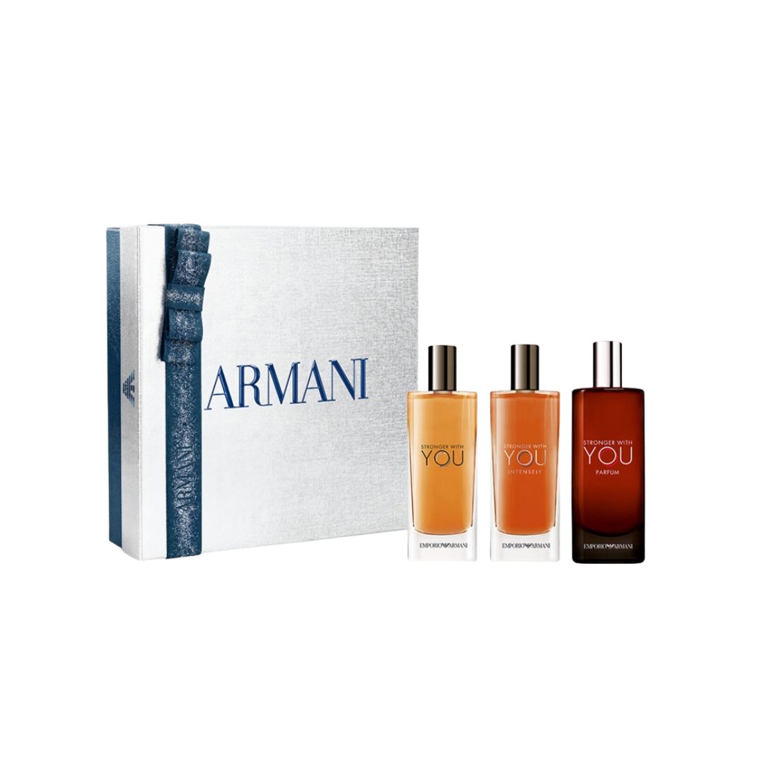 Gift Set: Emporio Armani Stronger With You Trio (3x15ml)-LIMITED EDITION