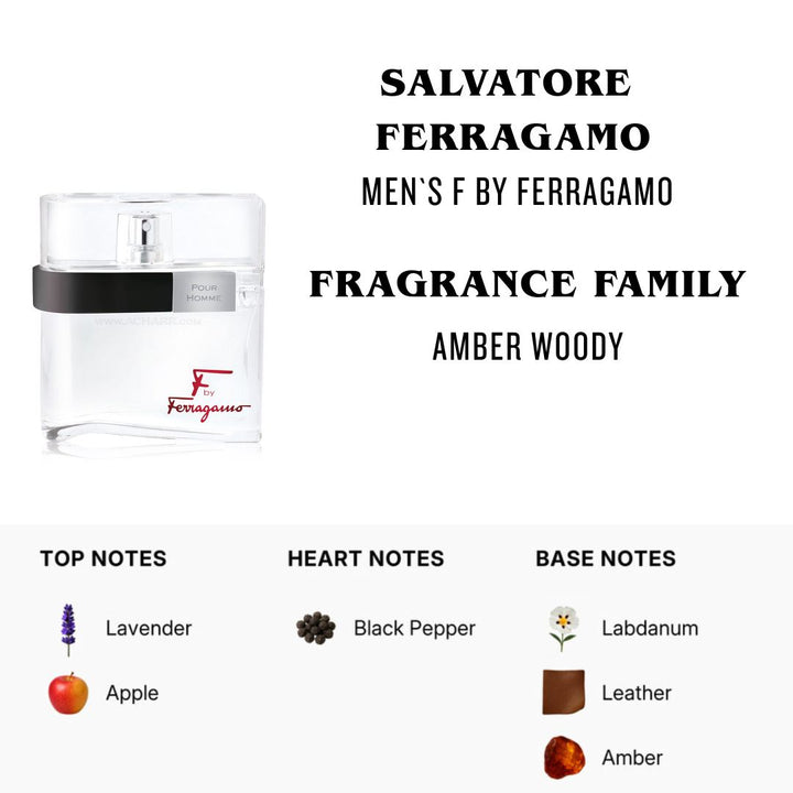 (Special Price) Salvatore Ferragamo F by Pour Homme EDT 100ml