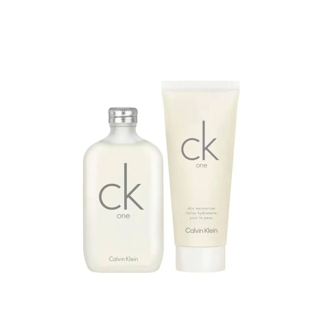 Gift Set : CK One EDT 200ml +  Body Lotion 200ml-LIMITED EDITION