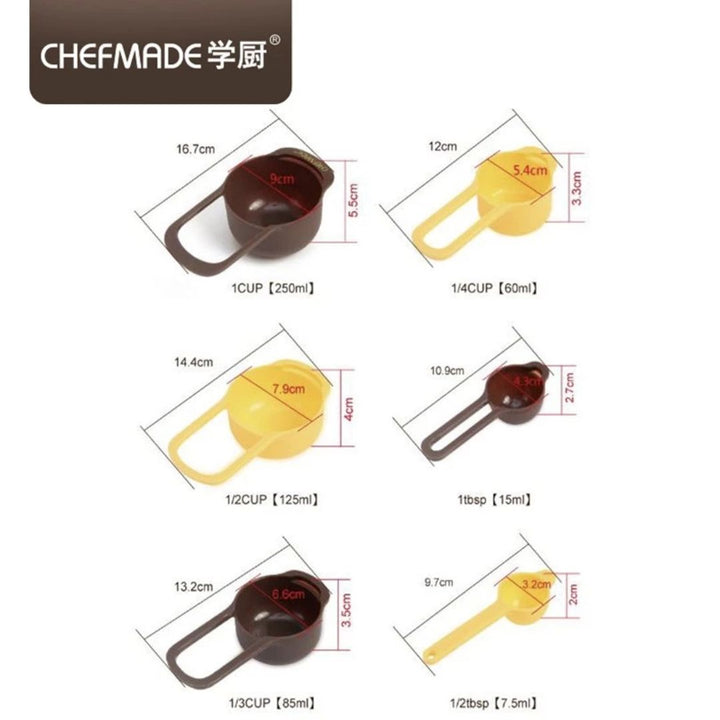 Plastic Measuring Spoon 6pcs
