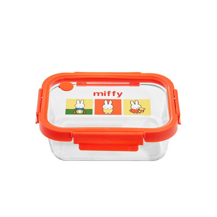 [Miffy x Corelle] Pyrex Rectangle Glass Storage 2pc Set (640ml & 1050ml)