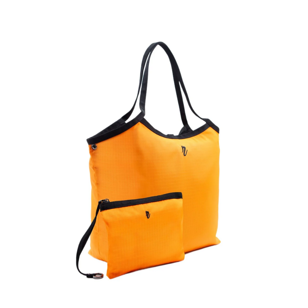 "Trocedero" Reversible Tote (Orange / Black)