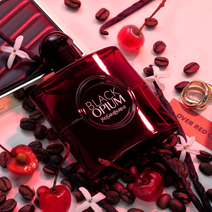 Black Opium Eau de Parfum Over Red