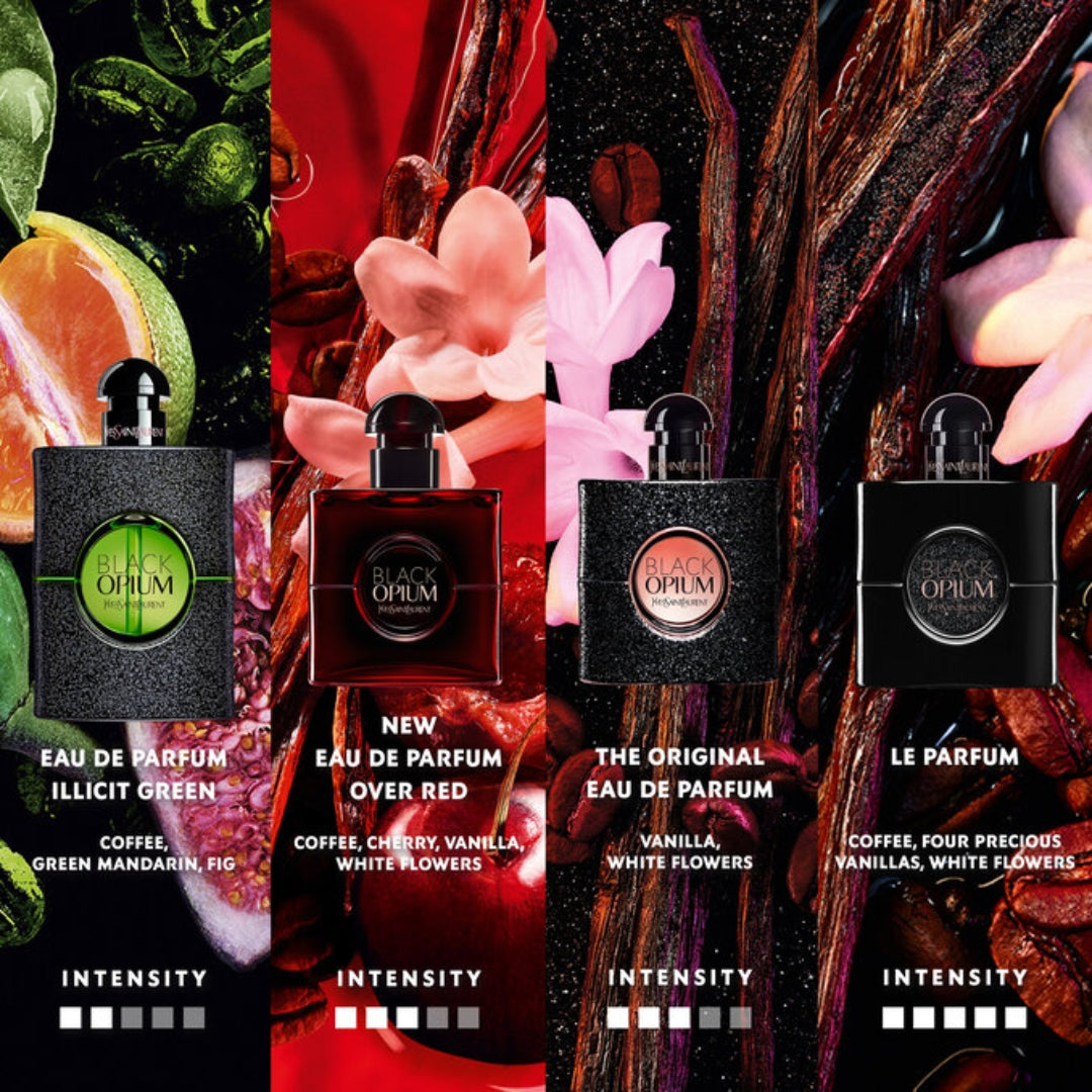 Black Opium Eau de Parfum Over Red