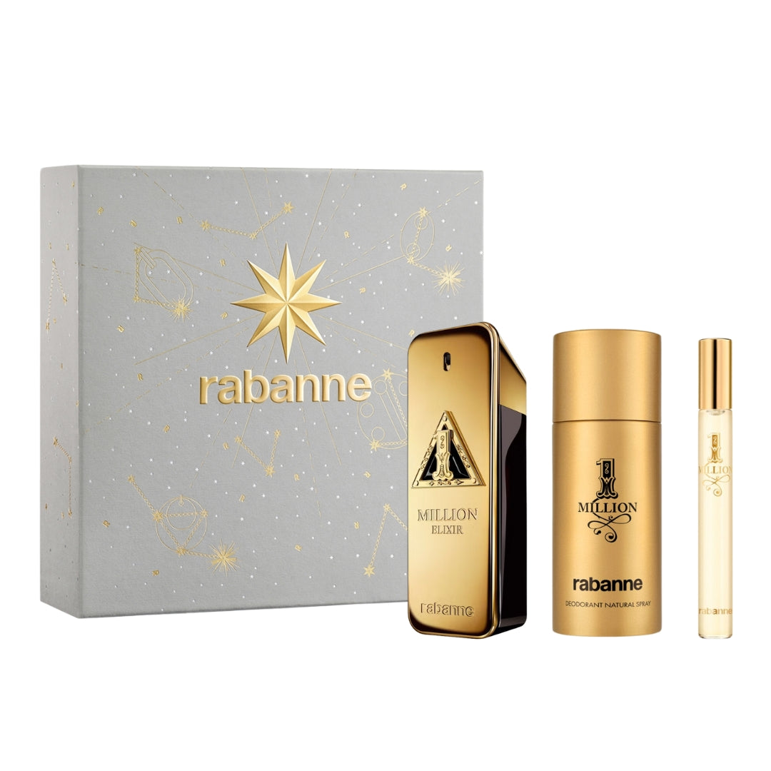 Gift Set 25 : 1 Million Elixir EDP 100ml + Deo 150ml + Megaspritzer 10ml