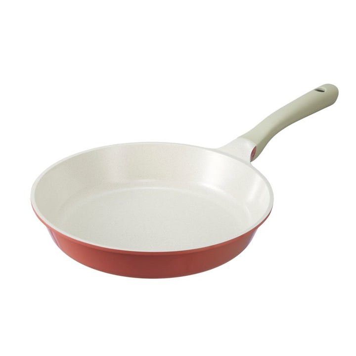 Omi Simple Marble Fry Pan 28cm (Coral Orange)