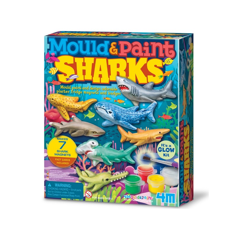 Mould & Paint Glow Sharks