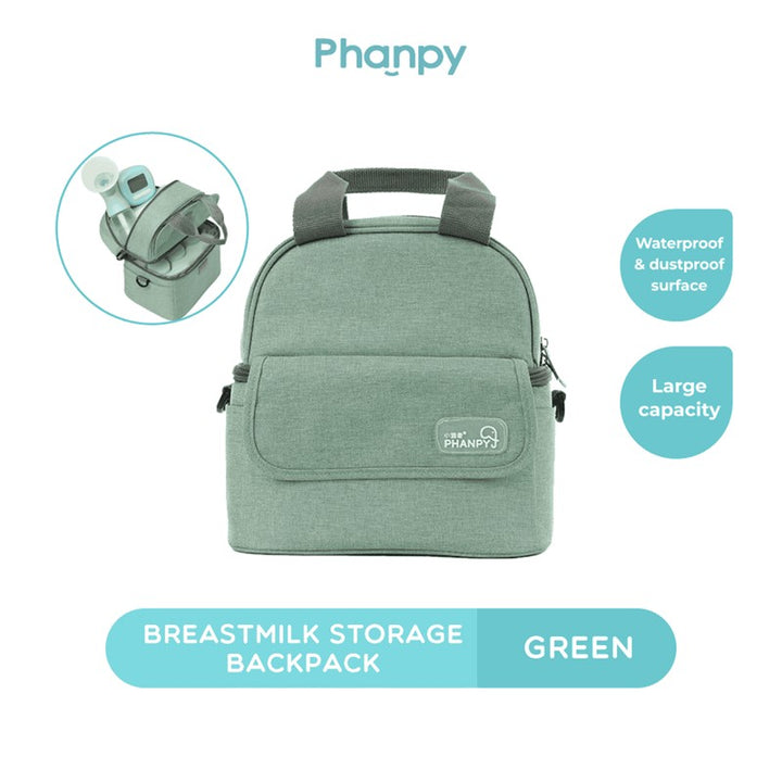 Phanpy Yile Breastmilk Storage Backpack (Green)