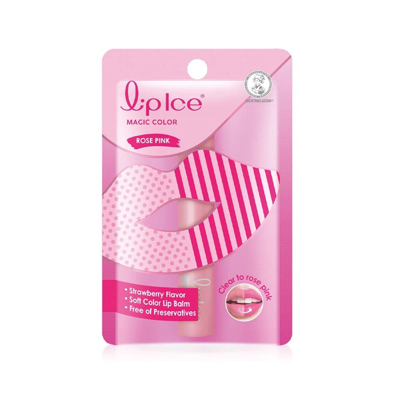 LIPICE Magic Color Strawberry 2g (Rose Pink)
