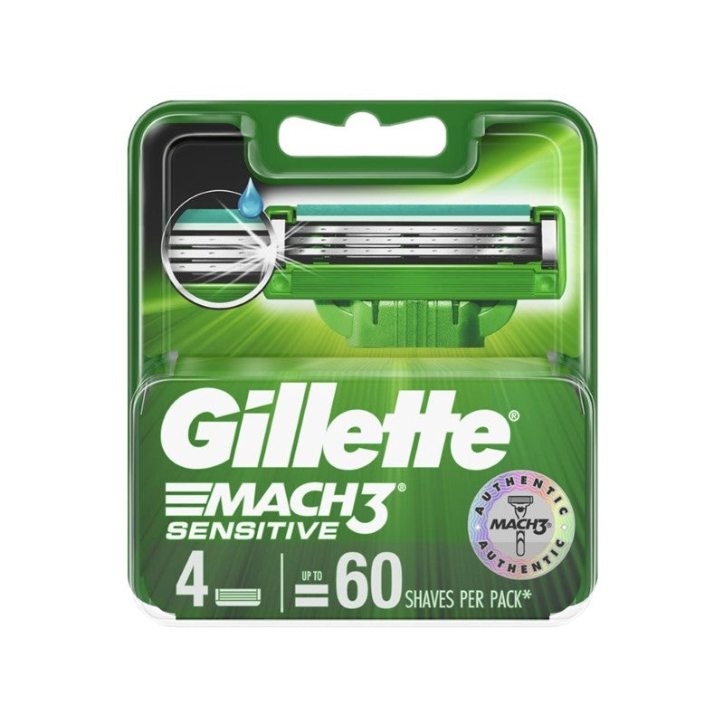 Mach3 Sensitive Cartridges Refill 4s