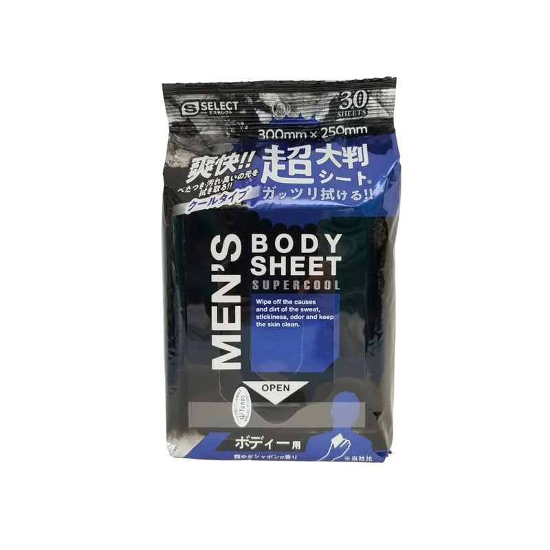 Men's Body Sheet Supercool 30 sheets