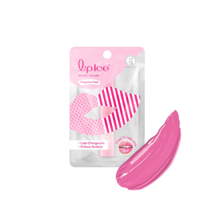 LIPICE Magic Color Fragrance Free 2g (Rose Pink)