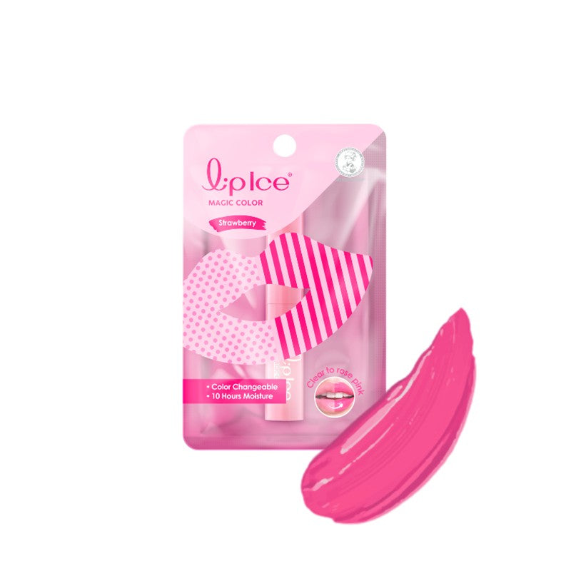 LIPICE Magic Color Strawberry 2g (Rose Pink)