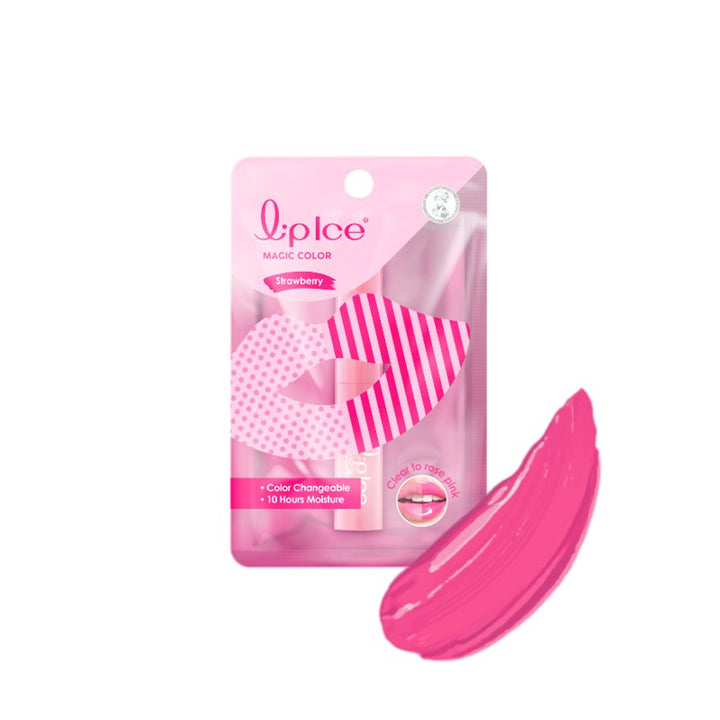 LIPICE Magic Color Strawberry 2g (Rose Pink)