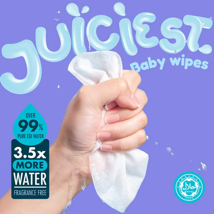 Hoppi 99% Premium Water Baby Wipes (20 Wipes x 5 Packs)