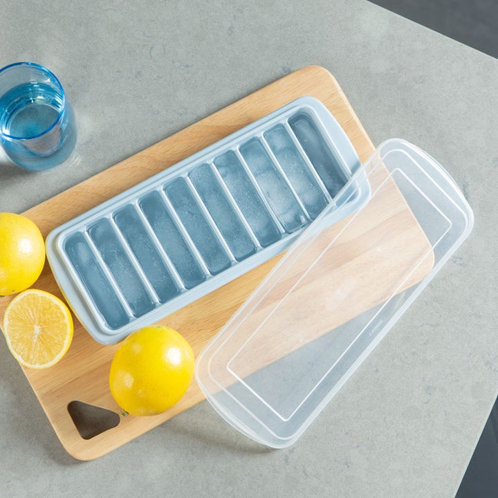 Kari Ice Bar Tray 10 Bars (with Lid) - Blue