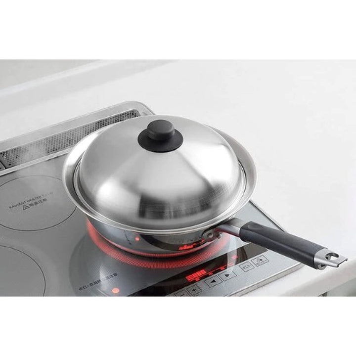 Yoshikawa Steamer Plate for Frying Pan (with Lid)