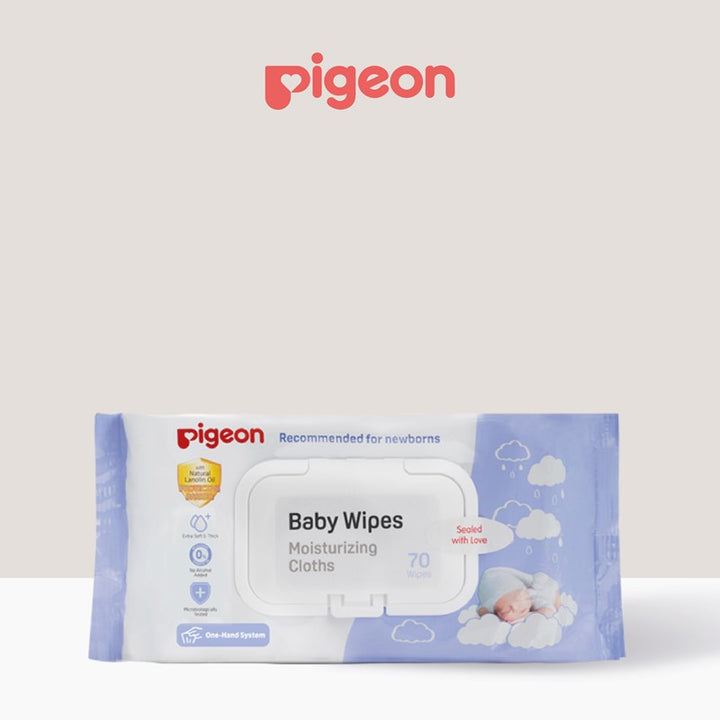 Moisturizing Cloths Baby Wipes 70S x 3