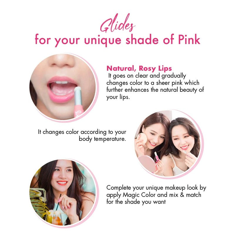 LIPICE Magic Color Strawberry 2g (Rose Pink)