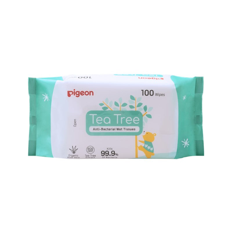 Tea Tree Anti-Bacteria Wet Tissues 100S x 2