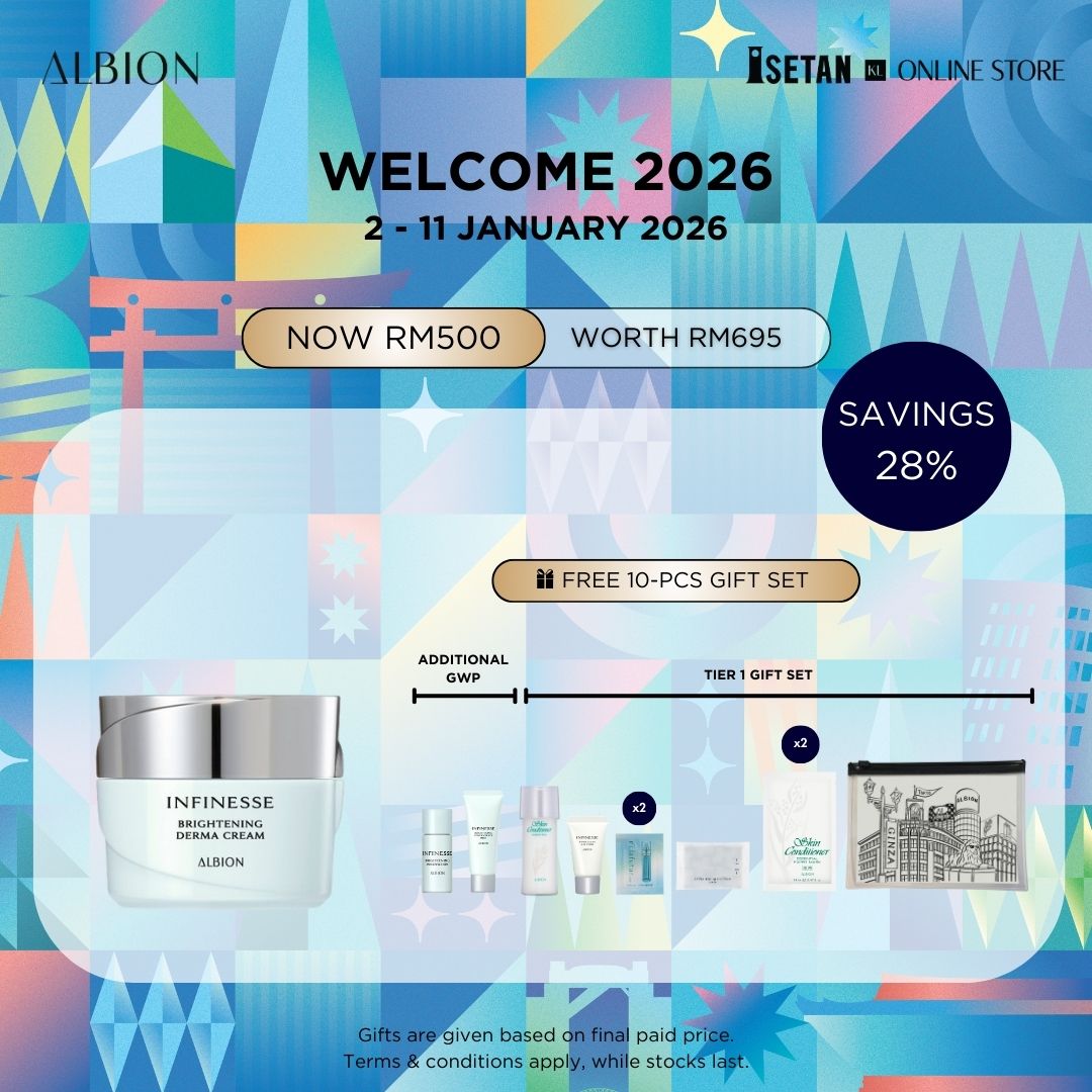 NEW YEAR : Infinesse Bright Derma Cream 30ml, Gift worth RM195