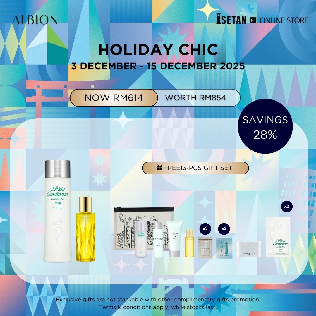 CHIC : Skin Conditioner Essential N 330ml & Fresh Herbal Oil 40ml Combo, Gift worth RM240
