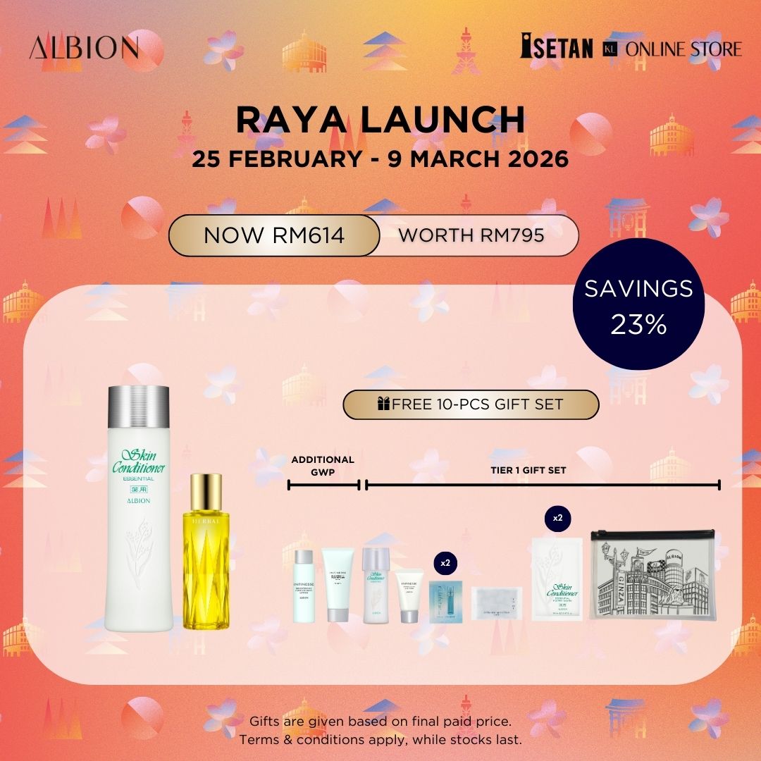 CAHAYA : Skin Conditioner Essential N 330ml & Fresh Luminous Herbal Oil 40ml Combo, Gift worth RM181