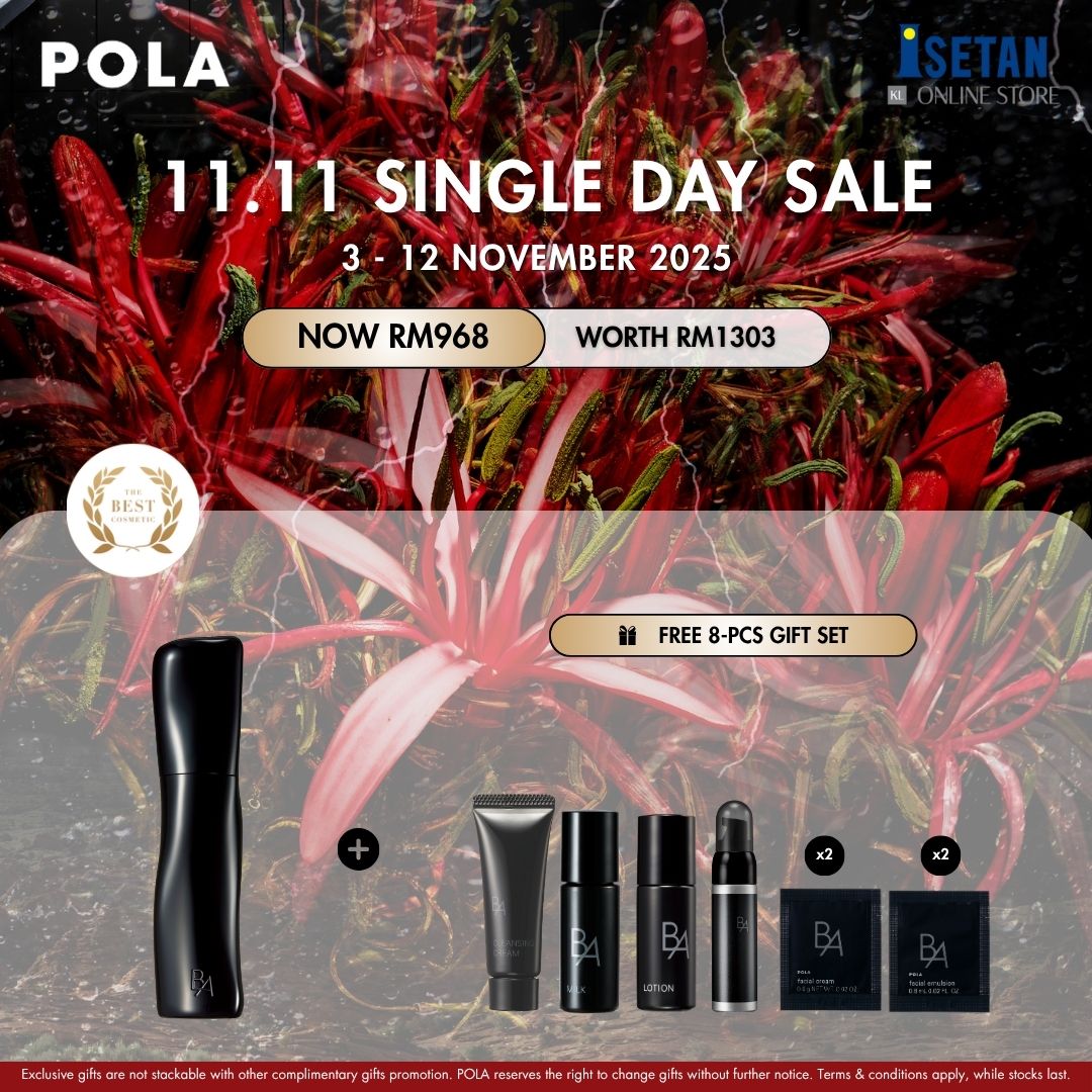 11.11 : B.A. 7th Lotion 120ml, Gift worth RM335