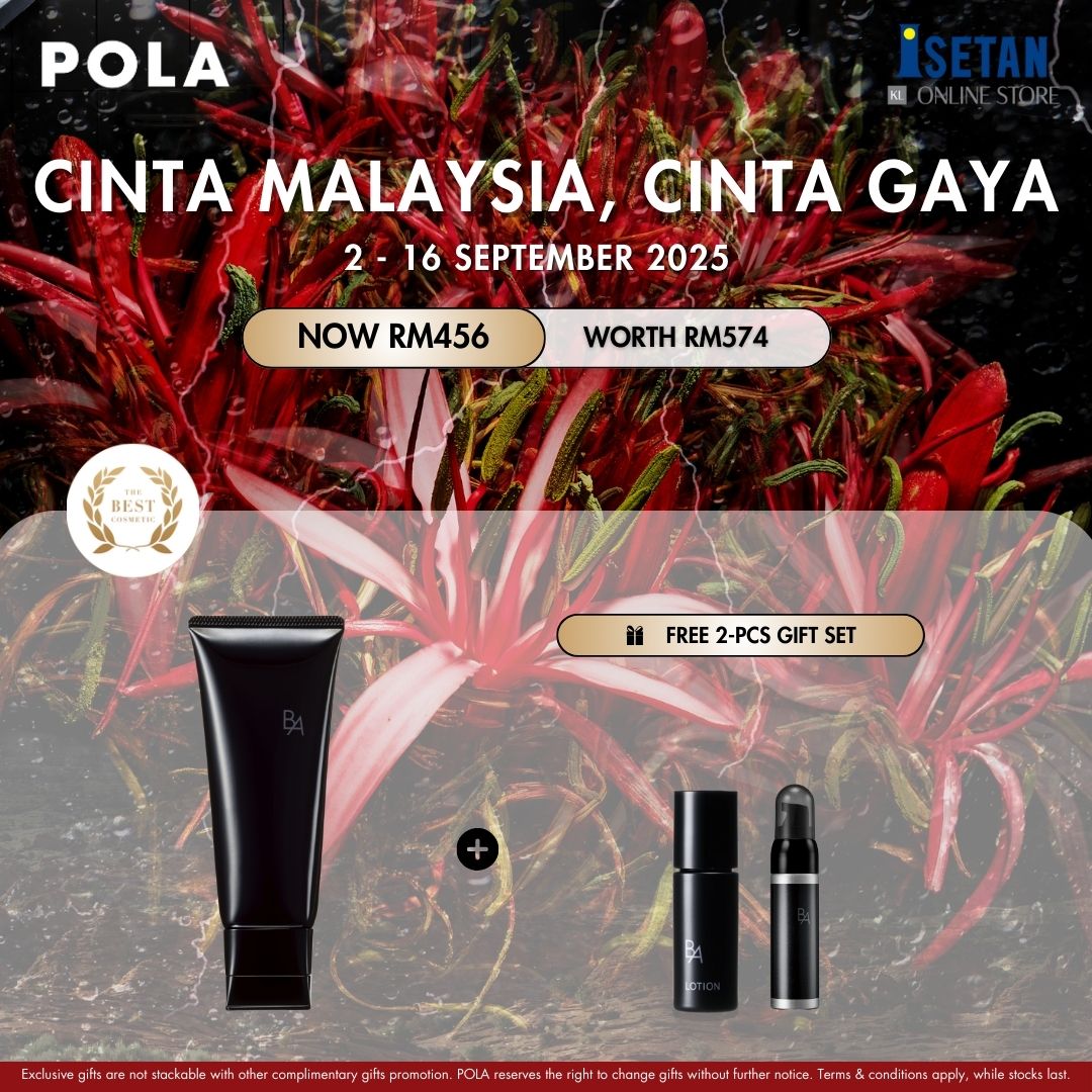 CINTA : POS  B.A 6th Wash 100g, Gifts worth RM118