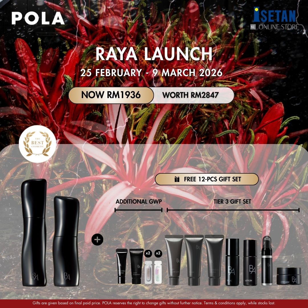 CAHAYA : B.A 7th Lotion 120ml & Milk 80ml, Gift worth RM911