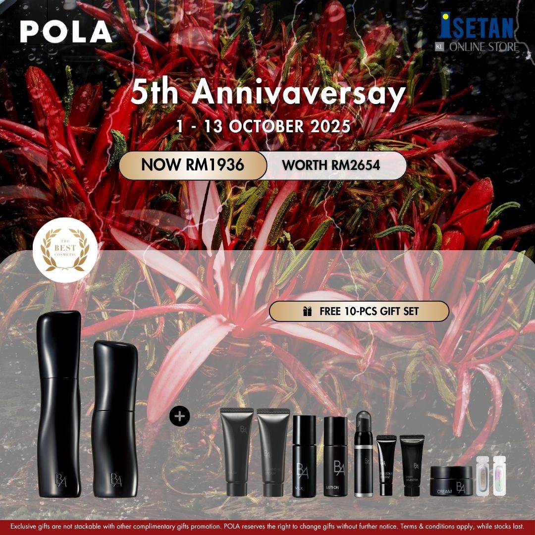 ANNIVERSARY: B.A 7th Lotion 120ml & Milk 80ml, Gift worth RM718