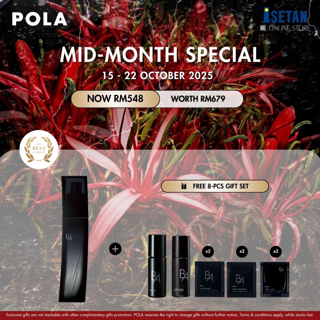 MID-MONTH : B.A Lotion Immerse 120ml, Gifts worth RM131