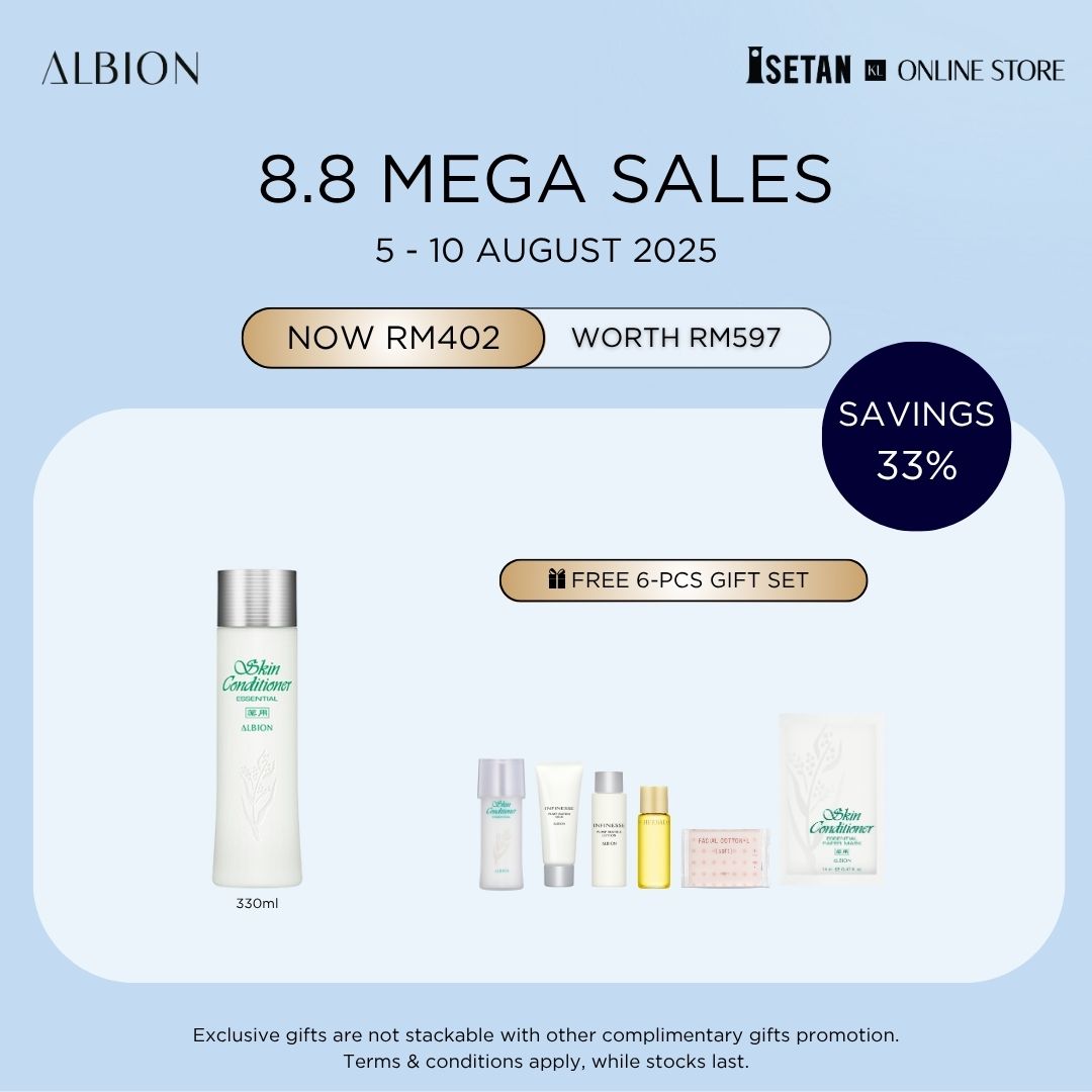 8.8 : Skin Conditioner Essential N 330ml, Gift worth RM195
