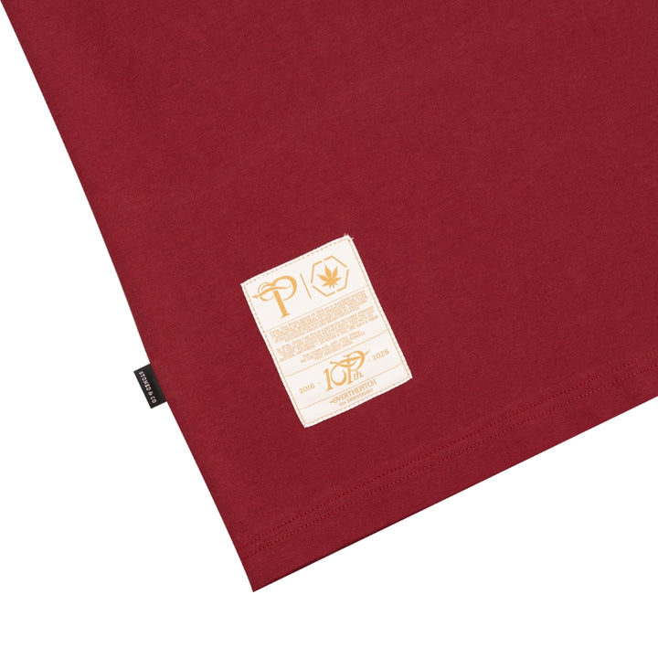 OTP : P Logo Tee Maroon